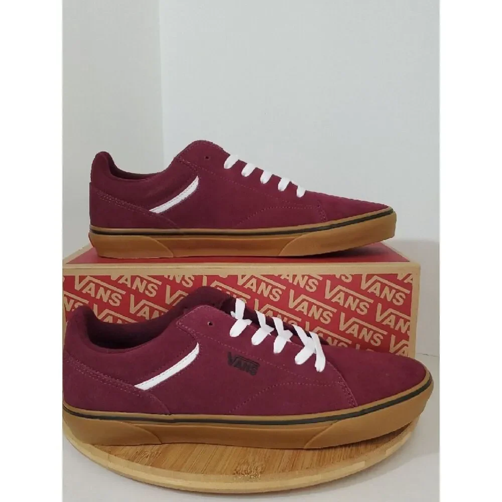 Vans Men's Seldan Suede Sneakers in Port Royale Size 10.5 NIB